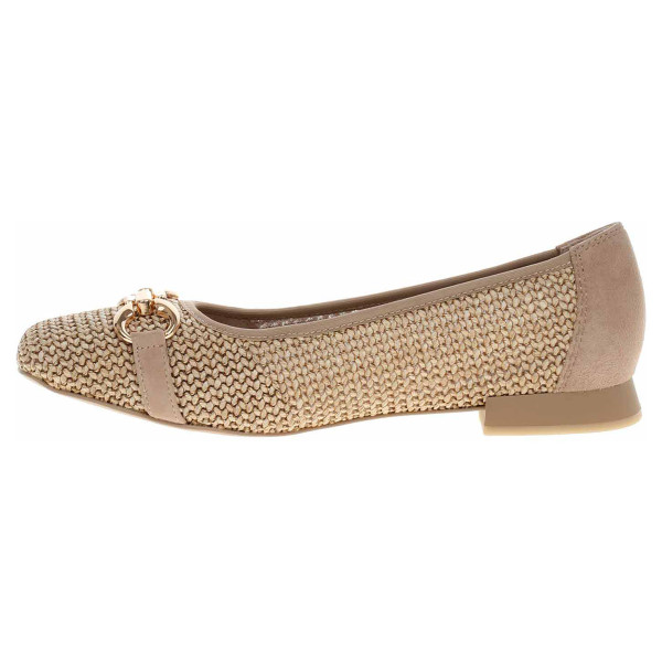 detail Dámske baleriny Caprice 9-22503-42 bark comb