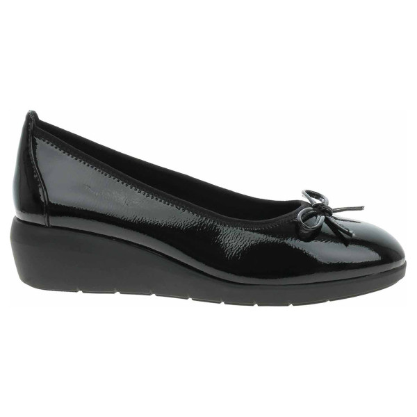 detail Dámske lodičky Jana 8-22162-43 black patent