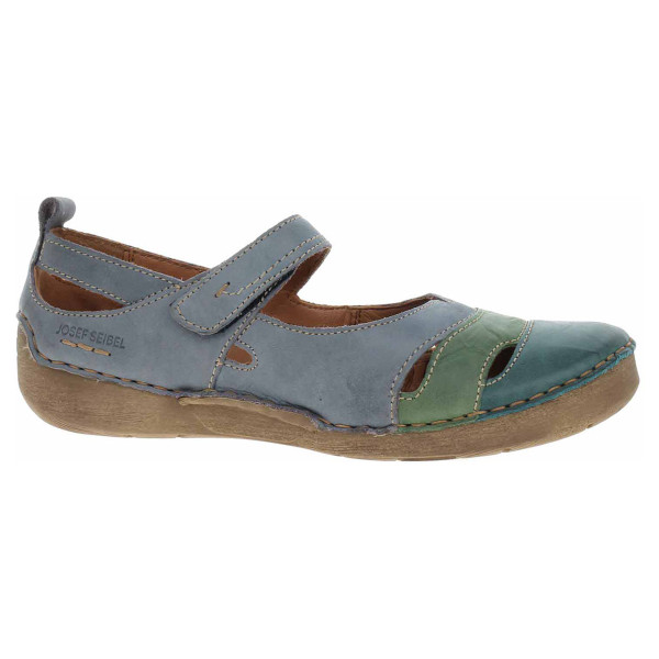 detail Dámske baleriny Josef Seibel 59651 95507 dunkelblau-multi