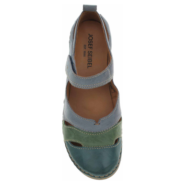 detail Dámske baleriny Josef Seibel 59651 95507 dunkelblau-multi