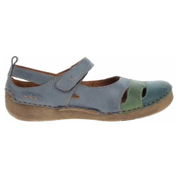 detail Dámske baleriny Josef Seibel 59651 95507 dunkelblau-multi