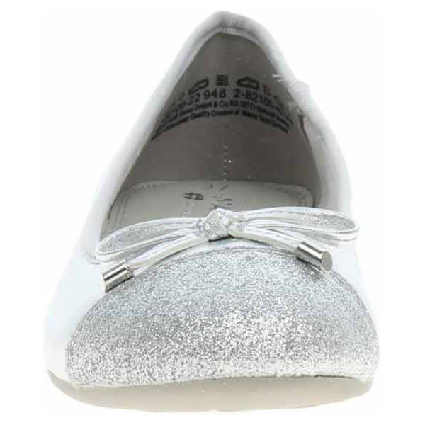 detail Dámske baleriny Marco Tozzi 2-82100-42 silver comb