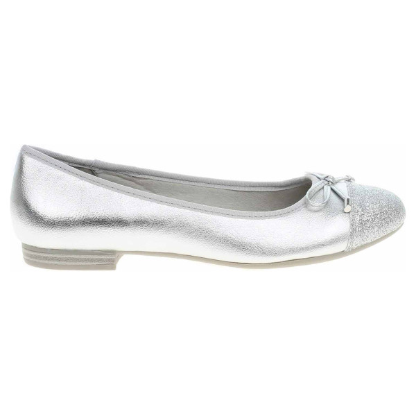 detail Dámske baleriny Marco Tozzi 2-82100-42 silver comb