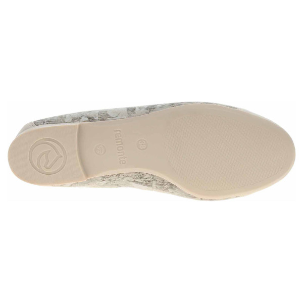 detail Dámske baleriny Remonte D0K04-60 beige kombi