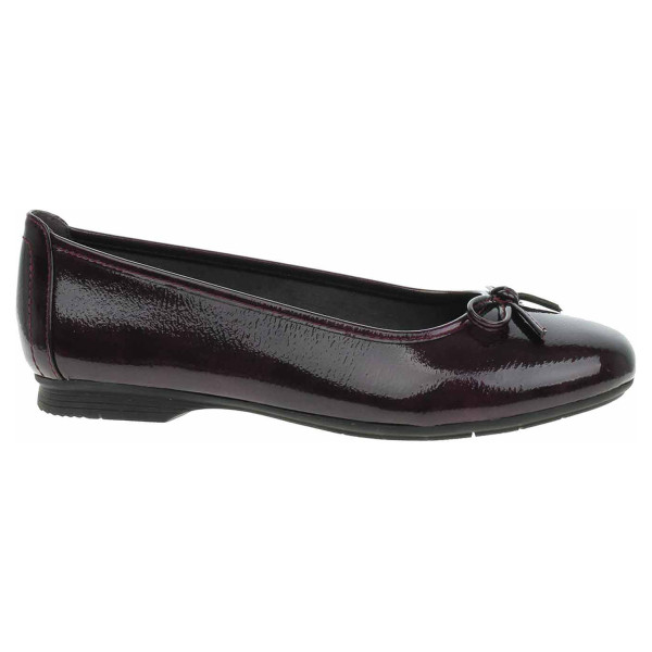 detail Dámske baleriny Jana 8-22163-41 dk purple pat