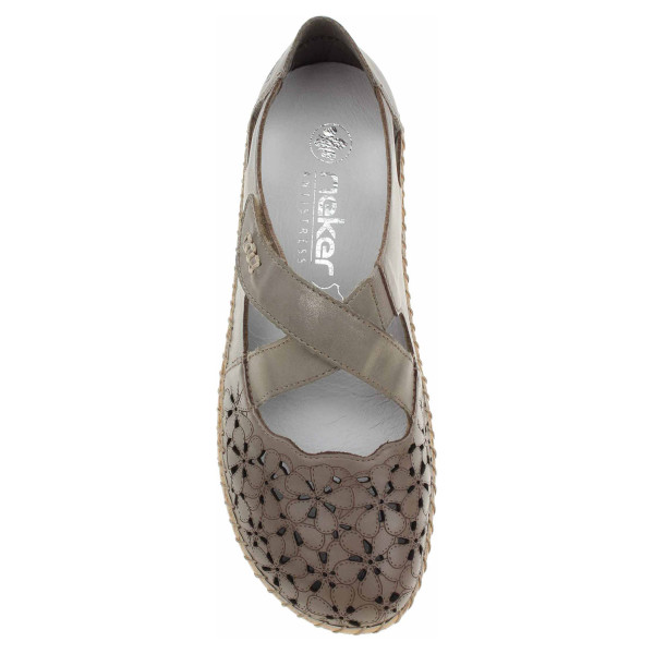 detail Dámske baleriny Rieker 44856-64 beige
