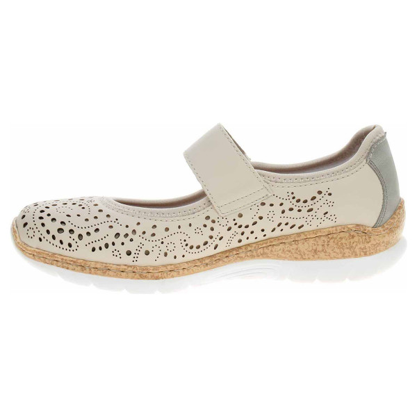 detail Dámske baleriny Rieker N4299-60 beige