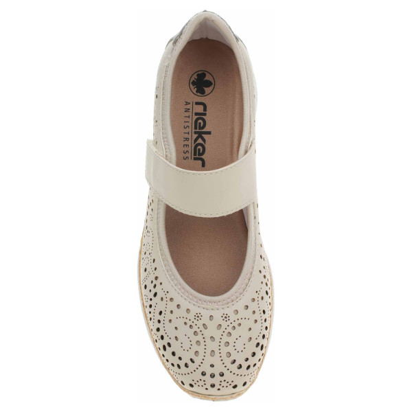 detail Dámske baleriny Rieker N4299-60 beige