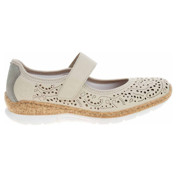 detail Dámske baleriny Rieker N4299-60 beige