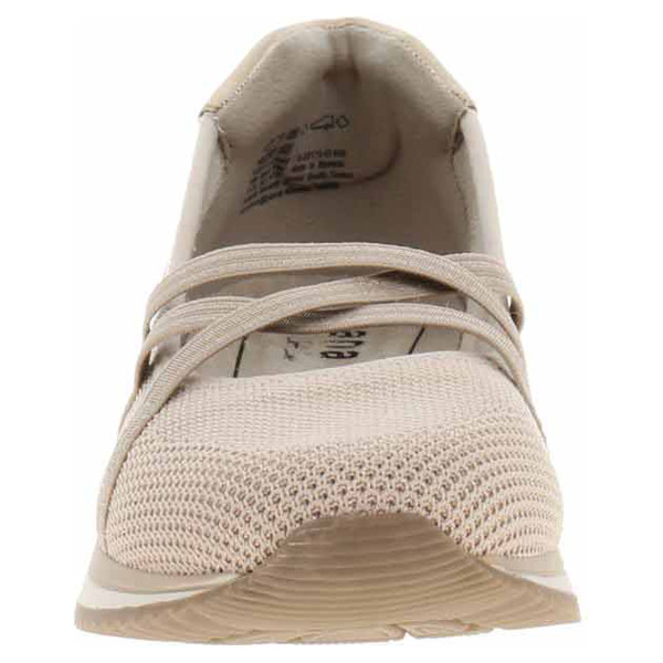 detail Dámske baleriny Jana 8-22173-42 beige-gold