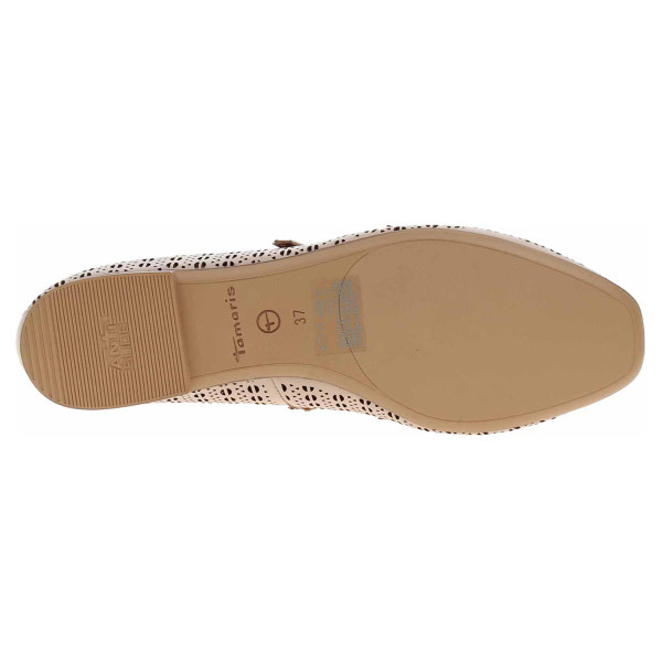 detail Dámske baleriny Tamaris 1-22132-46 nude struct.