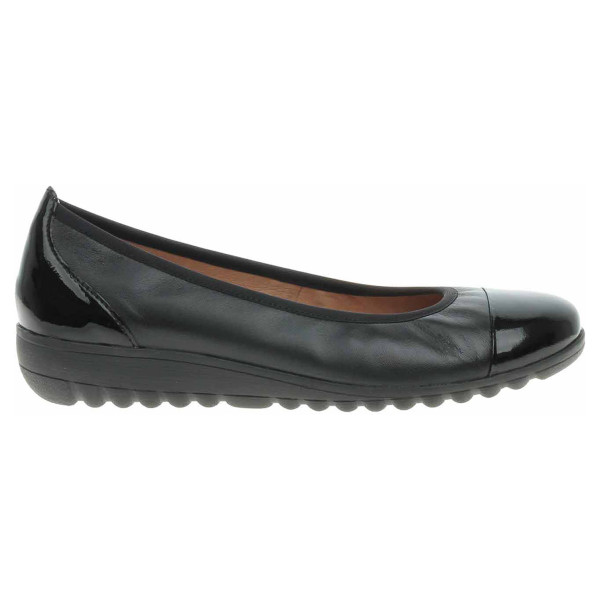 detail Dámske baleriny Caprice 9-22103-41 black nappa co