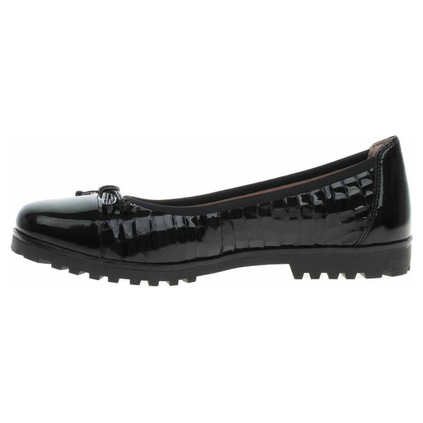 detail Dámske baleriny Caprice 9-22150-45 black croco