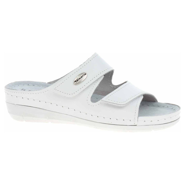 detail Dámske papuče Tamaris 1-27510-41 white leather