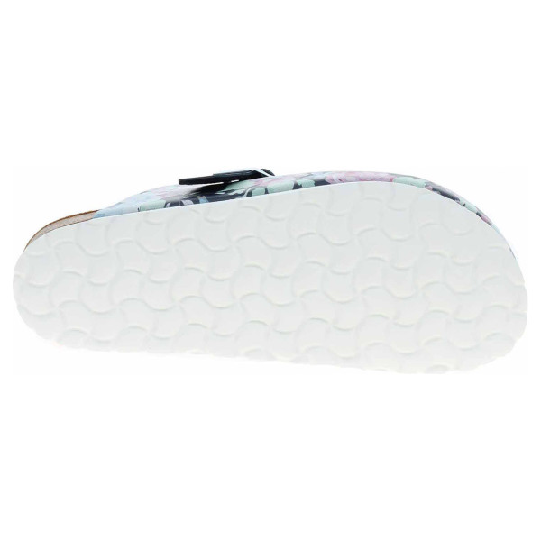 detail Dámske papuče Bio Life 0005 Samba 621 blue-multi