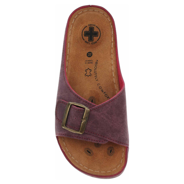 detail Dámske papuče Medi Line S182.00 bordo
