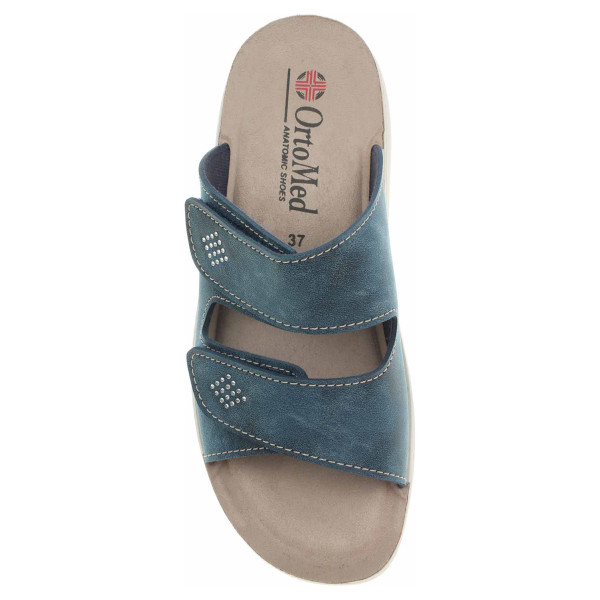 detail Dámske papuče Orto Med 2622-N17 modrá