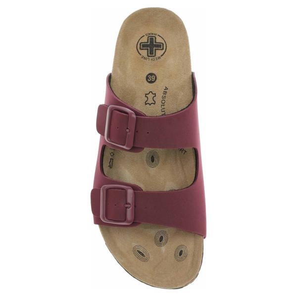 detail Dámske papuče Medi Line 401-24 bordo