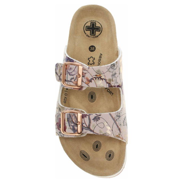 detail Dámske papuče Medi LIne 409-24 thea pink