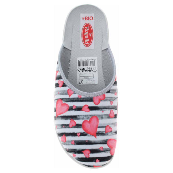 detail Dámske domáce papuče Rogallo 27988 šedá