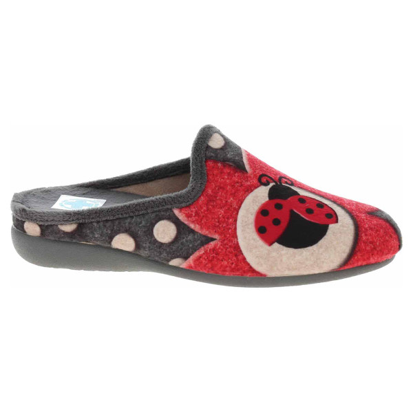 detail Dámske domáce papuče Medi Line 5145-023 gris