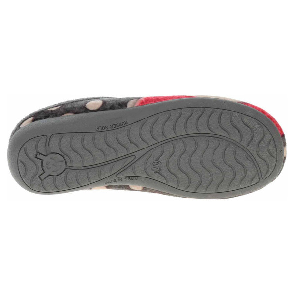 detail Dámske domáce papuče Medi Line 5145-023 gris