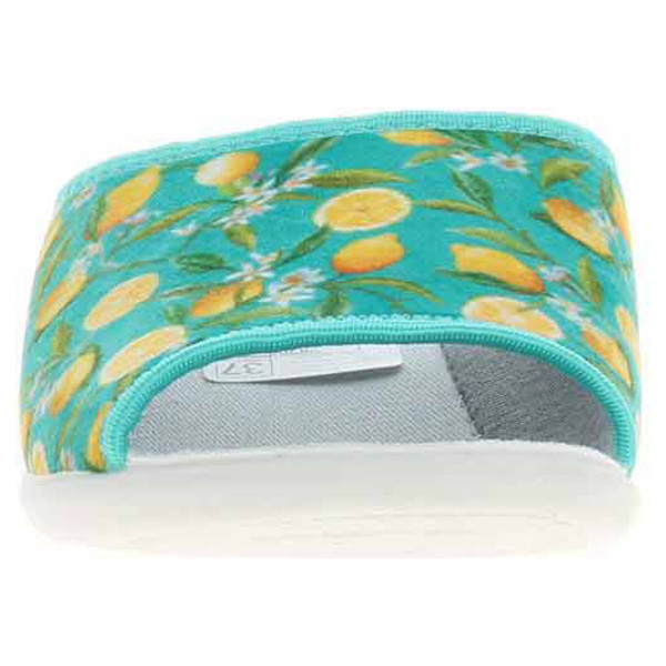 detail Dámske domáce papuče Rogallo 28797 zelená