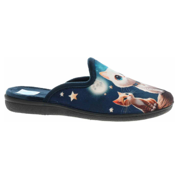 detail Dámske domáce papuče Medi Line 1523-025 marino