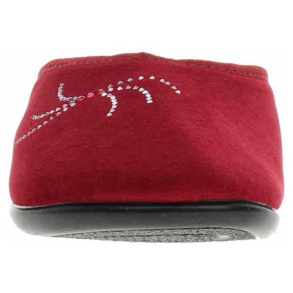 detail Dámske domáce papuče Rogallo 27893 vínová