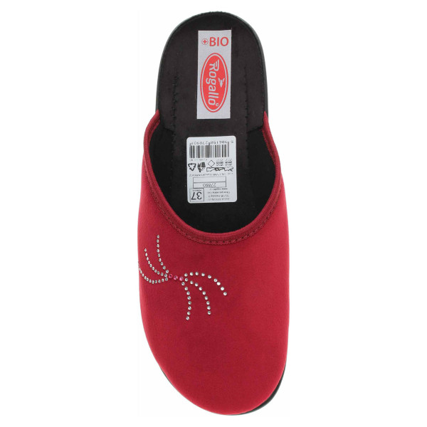 detail Dámske domáce papuče Rogallo 27893 vínová