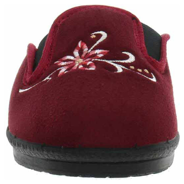detail Dámske domáce papuče Rogallo 3361-003 bordo
