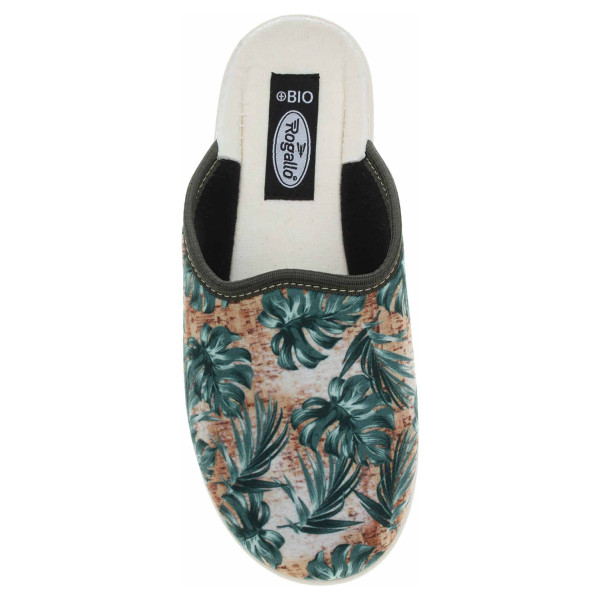 detail Dámske domáce papuče Rogallo 3100-048 zelená