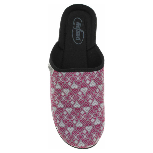 detail Dámske domáce papuče Befado 551D005 růžová