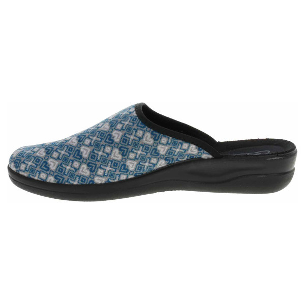 detail Dámske domáce papuče Befado 551D004 modrá