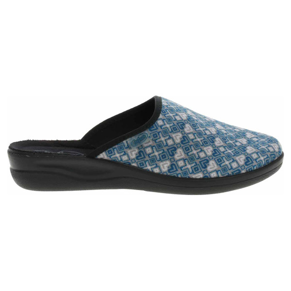 detail Dámske domáce papuče Befado 551D004 modrá