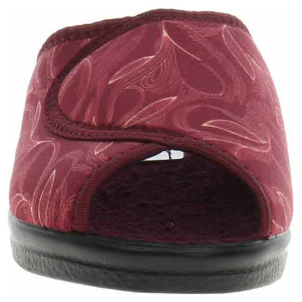 detail Dámske domáce papuče Rogallo 29832 vínová