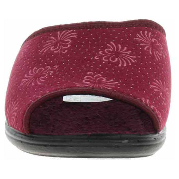 detail Dámske domáce papuče Rogallo 29783 vínová