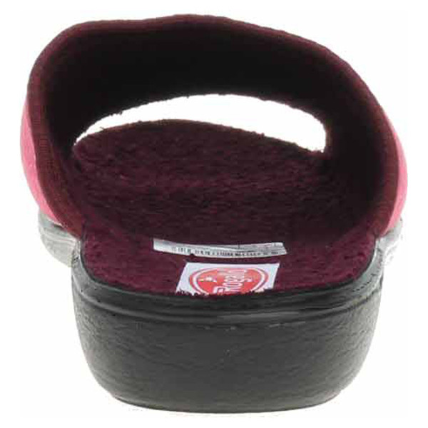 detail Dámske domáce papuče Rogallo 29783 vínová