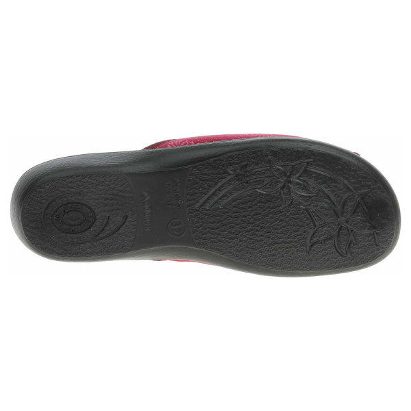 detail Dámske domáce papuče Rogallo 29783 vínová