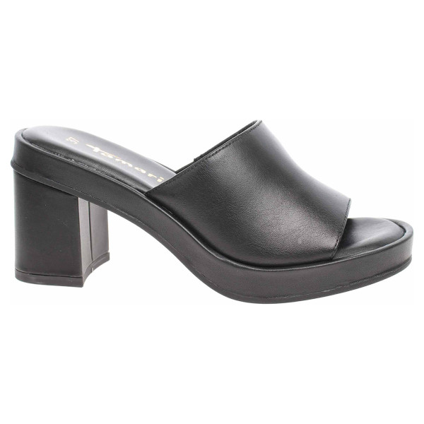 detail Dámske papuče Tamaris 1-27245-38 black leather