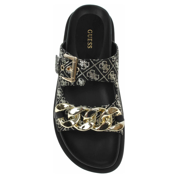 detail Dámske papuče Guess FL6FATFAL03 BLKPL