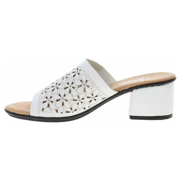 detail Dámske papuče Rieker 64681-80 weiss