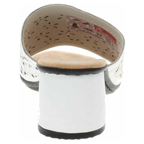 detail Dámske papuče Rieker 64681-80 weiss