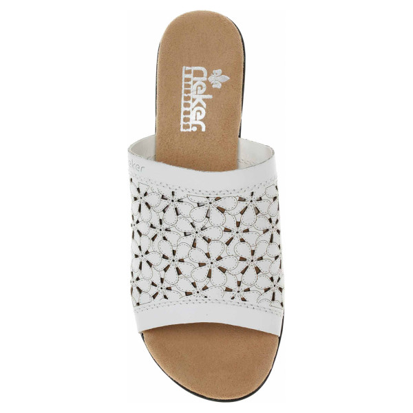 detail Dámske papuče Rieker 64681-80 weiss