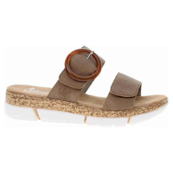 detail Dámske papuče Rieker V2392-62 beige