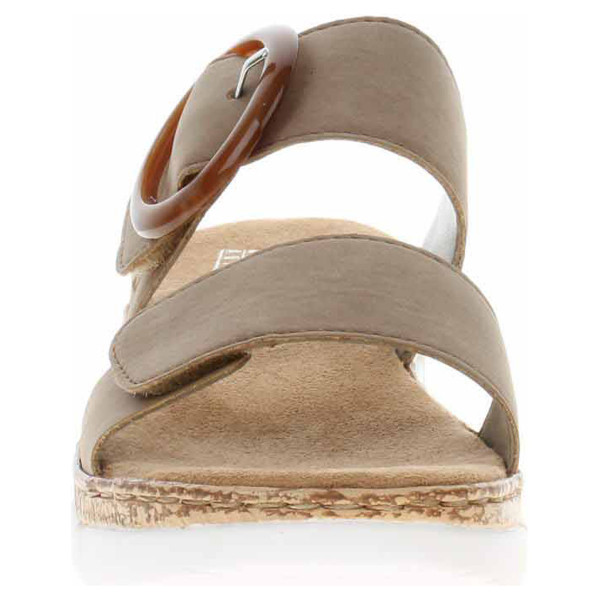 detail Dámske papuče Rieker V2392-62 beige