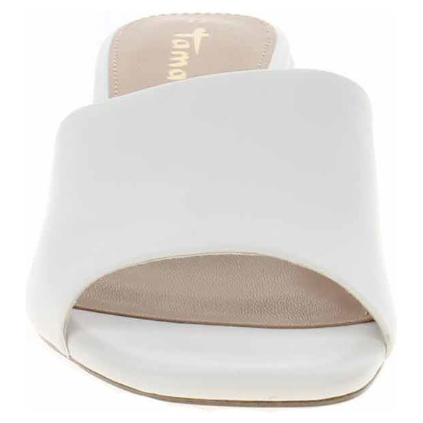 detail Dámske papuče Tamaris 1-27204-20 white leather