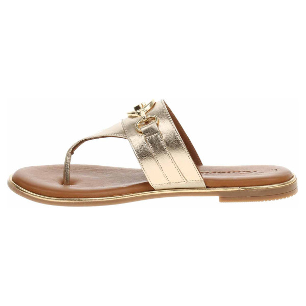 detail Dámske papuče Tamaris 1-27106-42 light gold