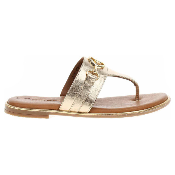 detail Dámske papuče Tamaris 1-27106-42 light gold