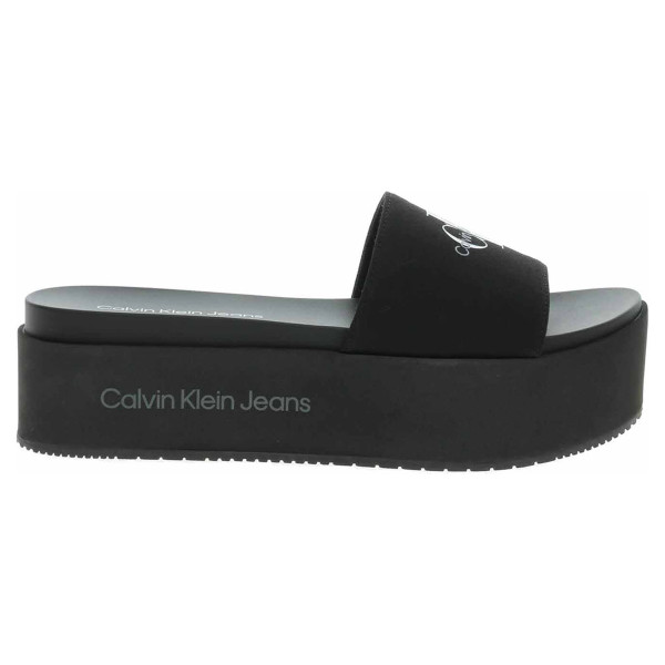 detail Dámske papuče Calvin Klein YW0YW01036 BDS Black